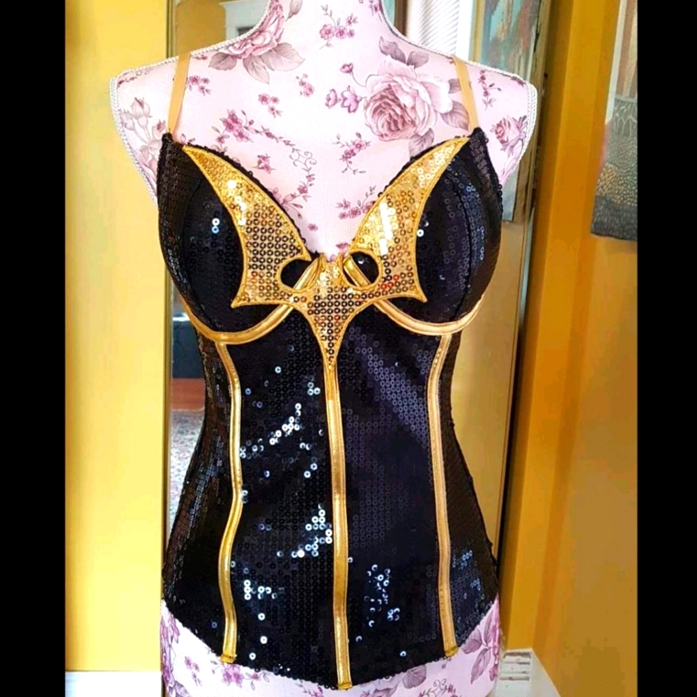 Batgirl Sequins Bustier S/M